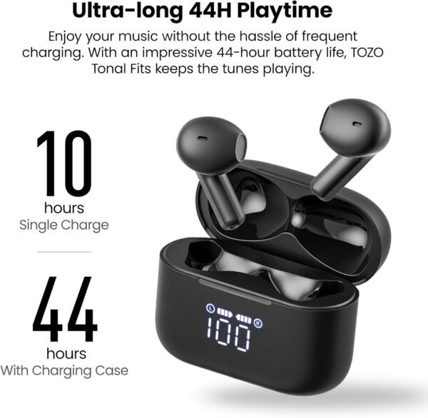 TOZO T21 Wireless Earbuds Dual Mic Call IPX8 Waterproof - Image 3