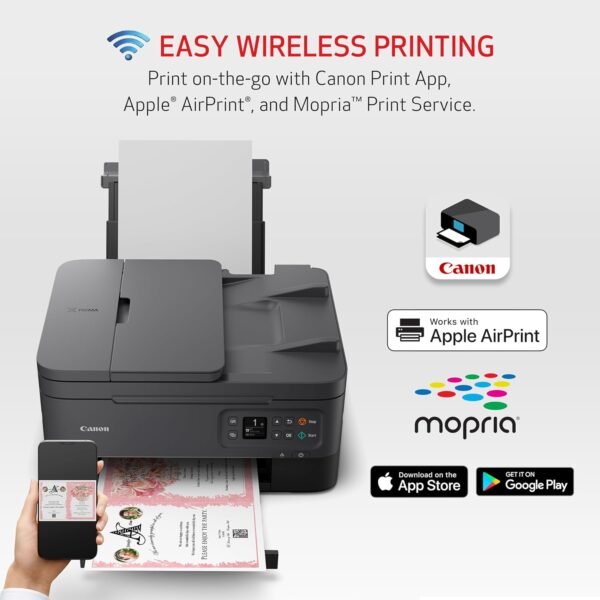 Canon PIXMA TR7020a All-in-One Wireless Color Inkjet Printer - Image 4