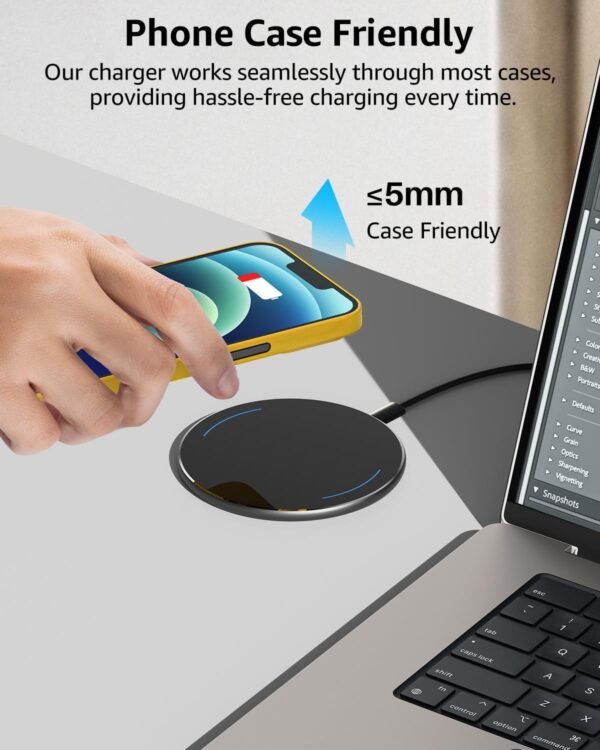 TOZO W1 Wireless Charger 15W Fast Wireless Charging Pad - Image 2