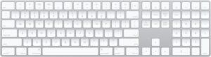 Apple Magic Keyboard with Numeric Keypad: Wireless, Bluetooth, Rechargeable. Works with Mac, iPad, or iPhone; US English - White