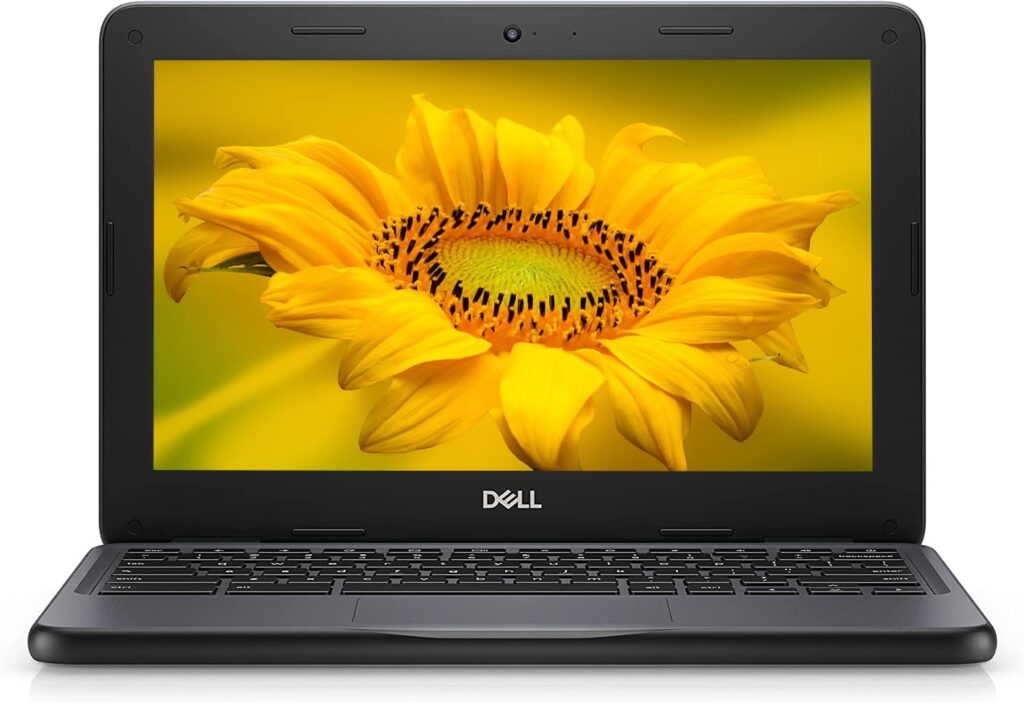 Best Chromebooks for Everyday Tasks Dell 11'' HD Touchscreen Chromebook, Intel Celeron N Processor Up to 2.47GHz, 4GB Ram, 32GB SSD, HDMI, Super-Fast WiFi, Chrome OS, Pastel Black (Renewed)