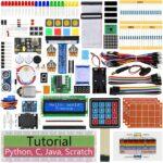 Freenove Ultimate Starter Kit for Raspberry Pi 5 4 B 3 B+ 400 Zero 2 W, 962-Page Detailed Tutorial, Python C Java Scratch Processing Code, 223 Items, 128 Projects (Raspberry Pi NOT Included)