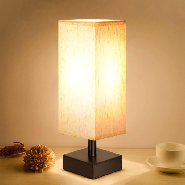 Small Table Lamp for Bedroom - Bedside Lamps for Nightstand