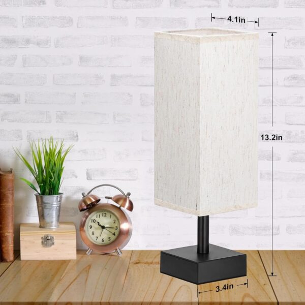 Small Table Lamp for Bedroom - Bedside Lamps for Nightstand - Image 2