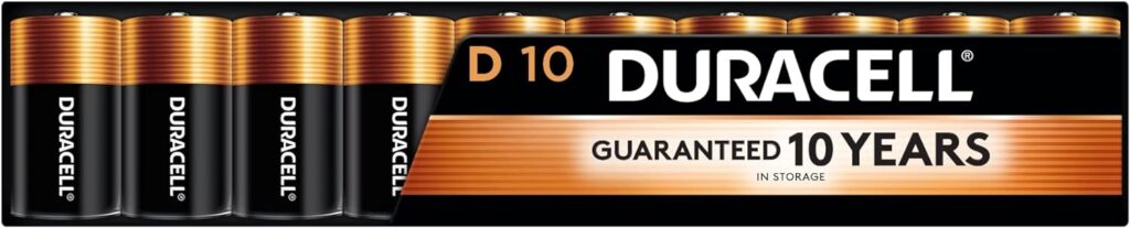 Duracell Coppertop D Alkaline Batteries