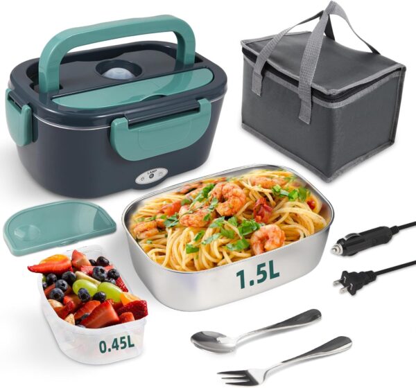 Electric Lunch Box Food Heater with 304 Stainless Steel Container