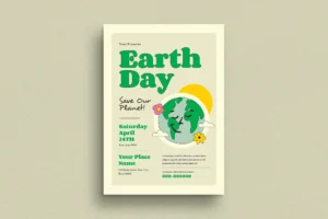 Earth Day Event Flyer Template