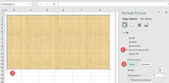 How to Print Images in Excel