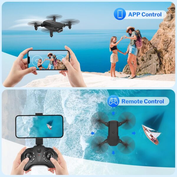 kececo Foldable Mini Drone with HD Camera - Image 2