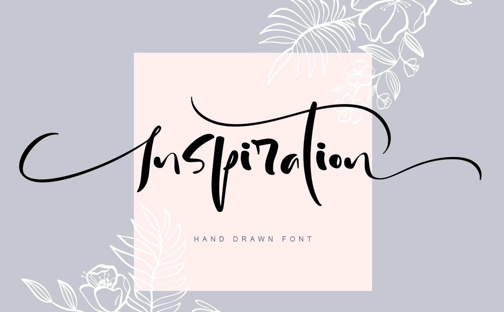 Inspiration Hand Drawn Font : Envato Elements Free Download